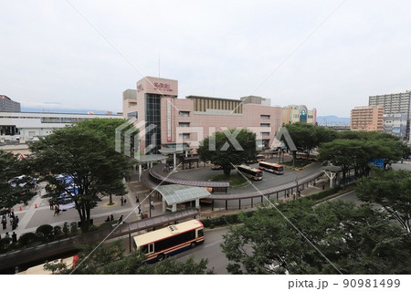 福島　福島市　福島駅前バスターミナル 90981499