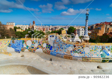Park Guell, Barcelona Park Guell, Barcelona 90982236