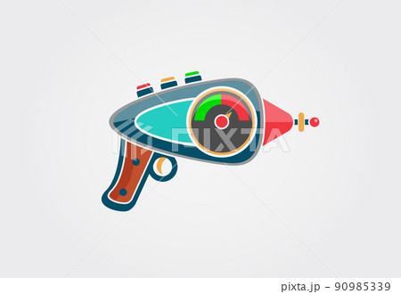 Ray gun cartoon. Supergun. Vector Ray gun cartoon. Supergun. Vector 90985339