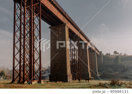 Taradale Railway Viaduct in Victoria Australia 90986131