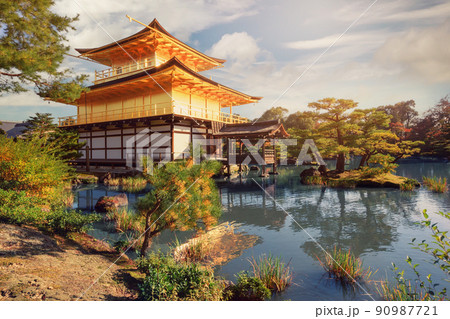 Temple of the Golden Pavilion Kinkaku-ji, Kyoto Japan Temple of the Golden Pavilion Kinkaku-ji, Kyoto Japan 90987721