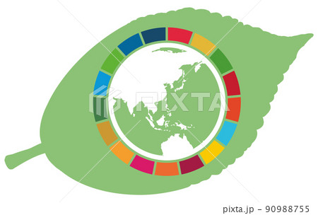 SDGs 葉の地球 SDGs 葉の地球 90988755