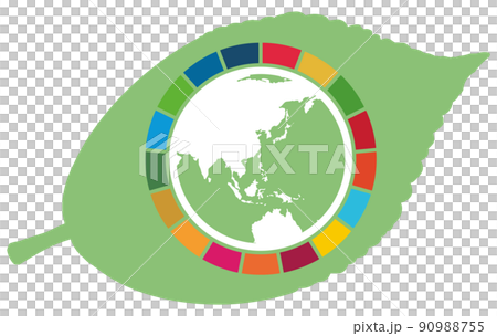 SDGs 葉の地球 SDGs 葉の地球 90988755
