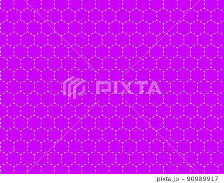 点線でできた六角形の背景イラスト 点線でできた六角形の背景イラスト 90989917