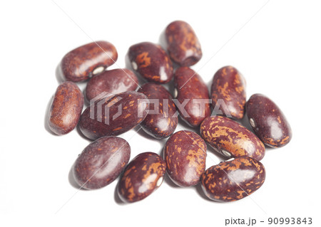 Red beans isolated on white background 90993843