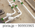 New fuel supply pipes with shut-off valves.  90993965