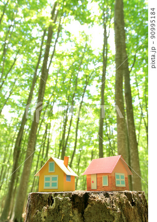 林の中のミニチュアハウス 90995184
