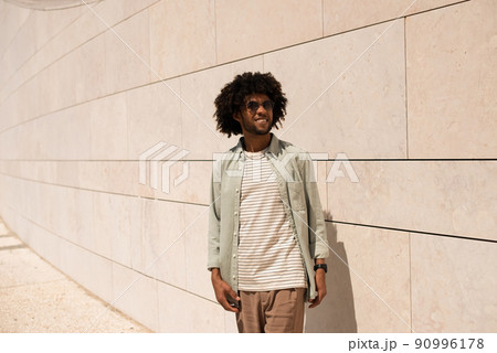 Happy Black man outdoor 90996178