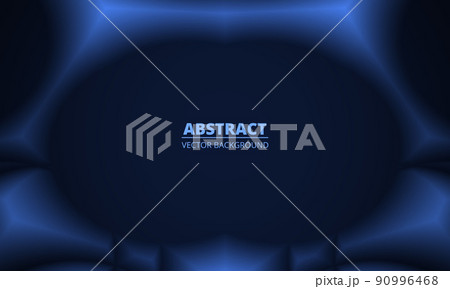 Blue futuristic abstract background with frame and 3d glowing shapes. Blue futuristic abstract background with frame and 3d glowing shapes. 90996468