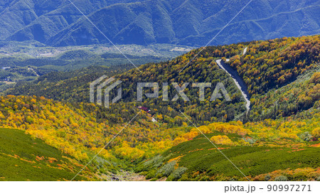 【長野県】乗鞍岳の紅葉 ※自然風景 【長野県】乗鞍岳の紅葉 ※自然風景 90997271