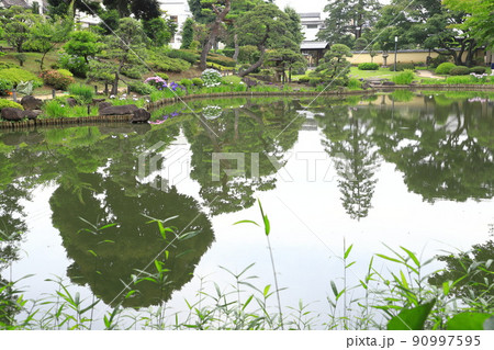 肥後細川庭園　東京都文京区 90997595