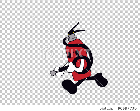 Fire extinguisher character 90997739