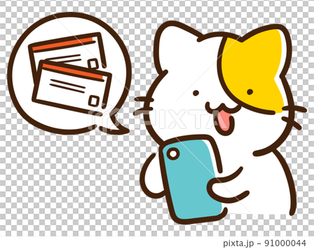 可愛貓咪變形插畫在線訂票 91000044