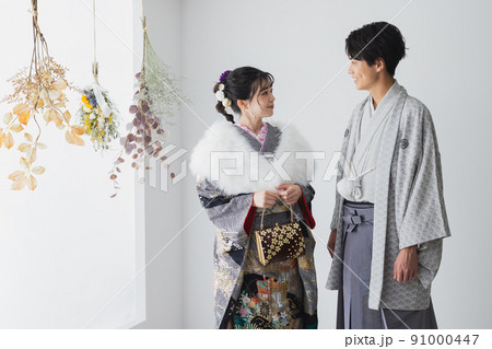 振袖　成人式　男性　女性　紋付袴 91000447