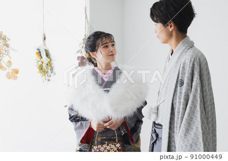 振袖 成人式 男性 女性 紋付袴 振袖 成人式 男性 女性 紋付袴 91000449
