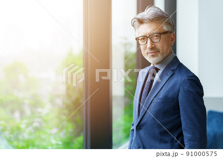 ミドルビジネスマンのポートレート 91000575