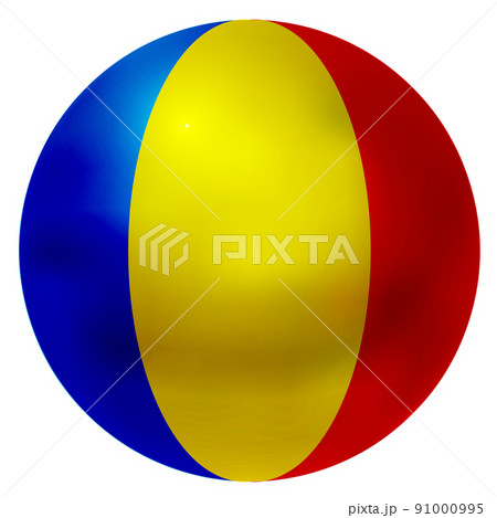 ルーマニア　 国旗　球　アイコン