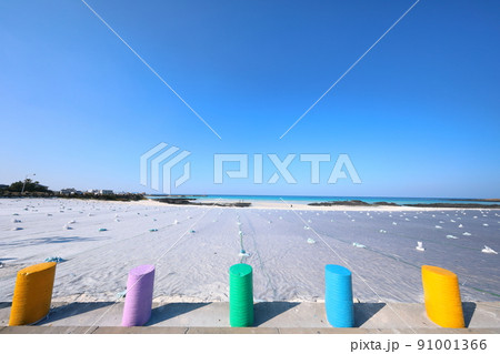 済州島 ビーチ 海水浴場 91001366