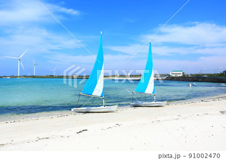 済州島 ビーチ 海水浴場 91002470