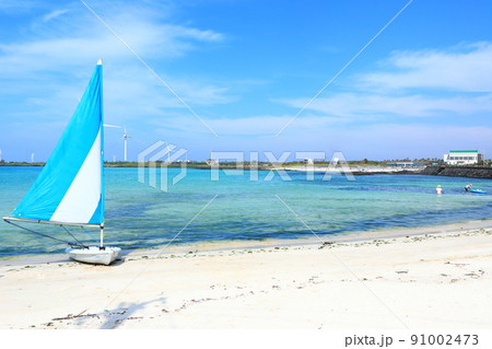 済州島 ビーチ 海水浴場 91002473
