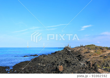 済州島 ビーチ 海水浴場 91002592