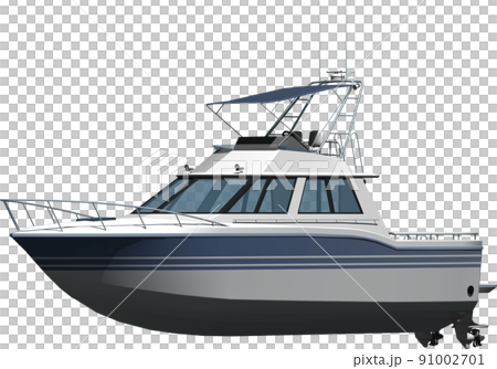 夏季圖像 停泊的白色巡洋艦。背景透明插圖 夏季圖像 停泊的白色巡洋艦。背景透明插圖 91002701