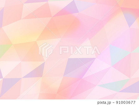 女性向けポリゴンパターン 91003677