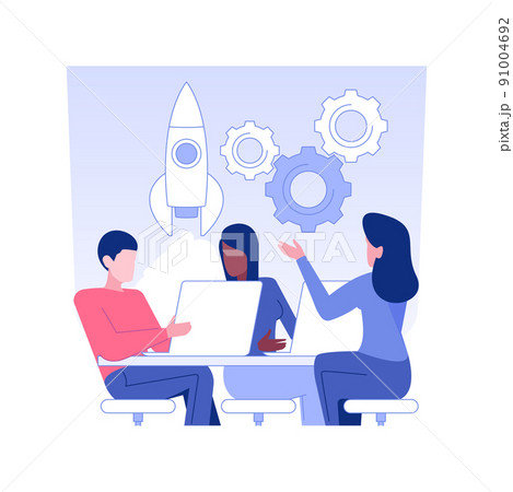 Developing a business plan isolated concept vector illustration. Group of partners creating business plan for new startup, investment strategy, raising money, funding idea vector concept. Developing a business plan isolated concept vector illustration. Group of partners creating business plan for new startup, investment strategy, raising money, funding idea vector concept. 91004692