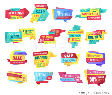 Special Offer Banners for Clearance Sale Event 91007265