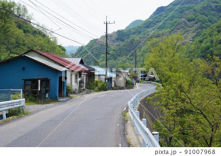 足尾銅山・赤倉地区の町並み【栃木県日光市足尾町】 足尾銅山・赤倉地区の町並み【栃木県日光市足尾町】 91007968