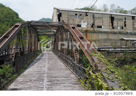 足尾銅山・古河橋【栃木県日光市足尾町】 91007969