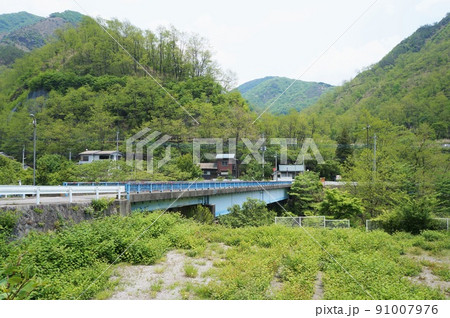 足尾銅山・南橋橋【栃木県日光市足尾町】 91007976
