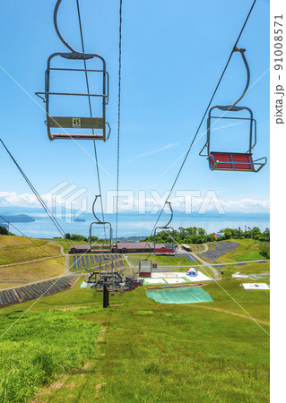 びわこ函館山のリフト 滋賀県高島市 びわこ函館山のリフト 滋賀県高島市 91008571