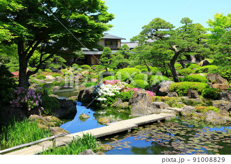 由志園　日本庭園 91008829