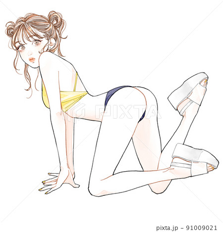 水着の女性 水着の女性 91009021
