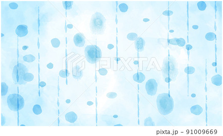 雨イメージの水彩背景 ベクターイラスト 雨イメージの水彩背景 ベクターイラスト 91009669