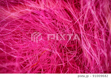 Macro shot of tangled threads close up 91009682