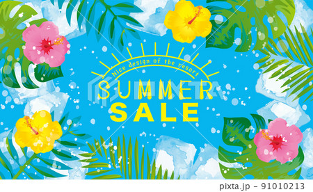 夏の海　リゾートのイラスト 91010213