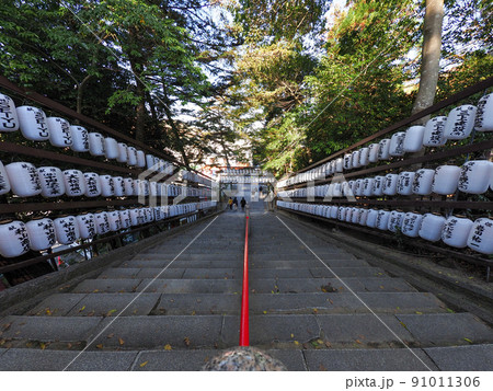 桃太郎の聖地！ 長い回廊が美しい吉備津神社 91011306