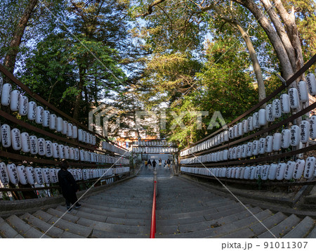 桃太郎の聖地! 長い回廊が美しい吉備津神社 桃太郎の聖地! 長い回廊が美しい吉備津神社 91011307