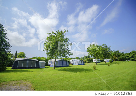 Camping site with a tent camp Camping site with a tent camp 91012862