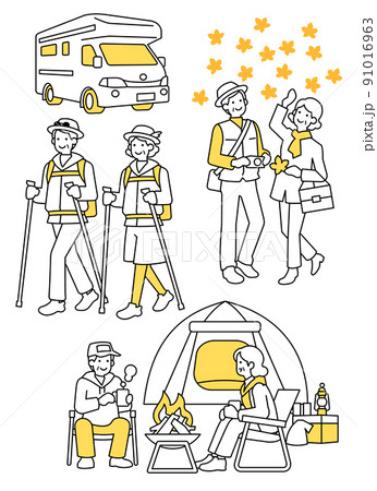 シニアキャンプ行楽 シニアキャンプ行楽 91016963