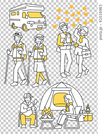 シニアキャンプ行楽 シニアキャンプ行楽 91016963