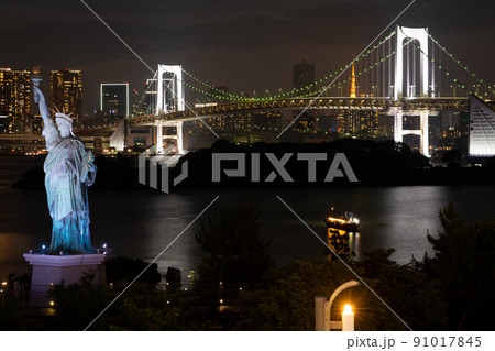 お台場 夜景 お台場 夜景 91017845