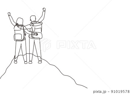 Single continuous line drawing of Las Vegas - Stock Illustration  [70176344] - PIXTA