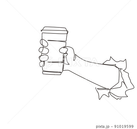 Continuous line baseball pitcher going to throw - Stock Illustration  [53758379] - PIXTA