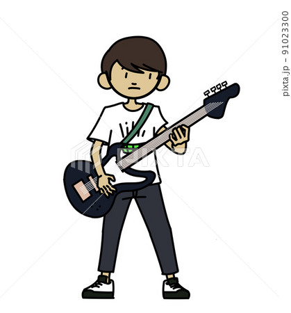 バンドマンのイラスト素材