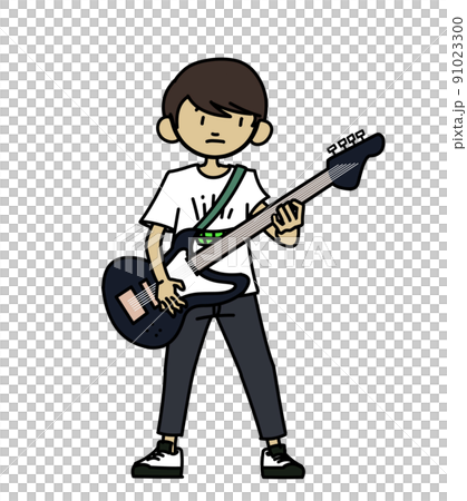 バンドマンのイラスト素材