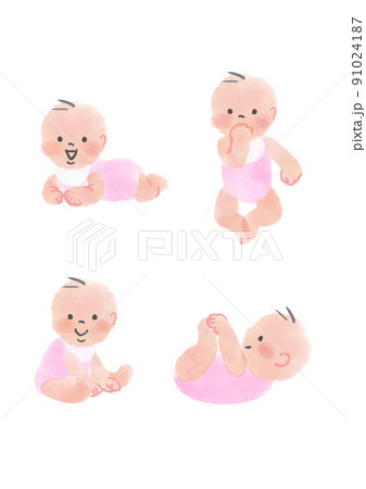 赤ちゃんのポーズ 赤ちゃんのポーズ 91024187