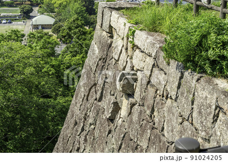 丸亀城 石垣の排水口 香川県丸亀市 丸亀城 石垣の排水口 香川県丸亀市 91024205